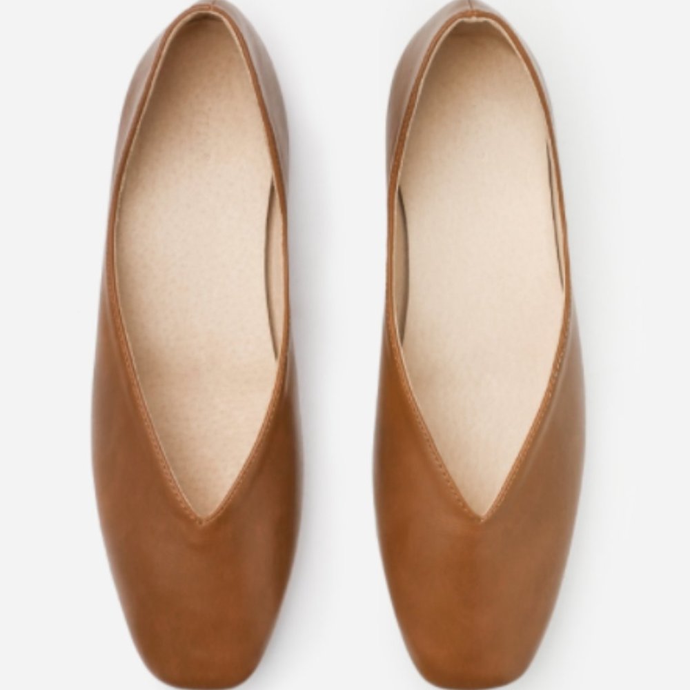 TIJN Vilma Coffee Everyday Ballet Flats - 6